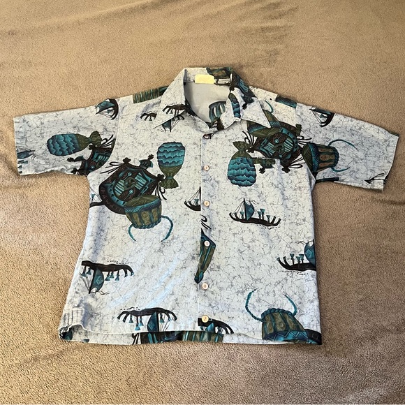 Vintage Camp Collar Hawaiian Button Up - Picture 1 of 4
